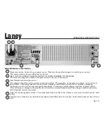 Предварительный просмотр 8 страницы Laney Richter Bass RB5 User Manual