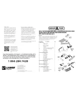 Предварительный просмотр 1 страницы Lange Originals Hoist-a-Top Quick Start Manual