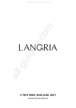 Предварительный просмотр 1 страницы Langria 177886201 Assembly Instruction Manual