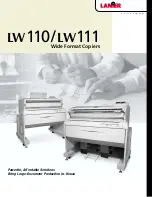 Lanier LW110 Quick Manual preview