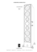 Предварительный просмотр 1 страницы LANSCHE AUDIO No.7 Operating Instructions Manual