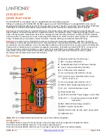 Lantronix LSS2200-8P Quick Start Manual предпросмотр