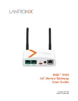 Lantronix SGX 5150 User Manual предпросмотр