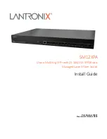 Lantronix SM12XPA Install Manual preview