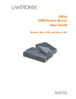 Предварительный просмотр 1 страницы Lantronix UBOX 2100 User Manual