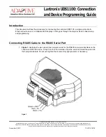 Lantronix UDS1100 Programming Manual preview