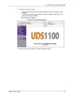 Предварительный просмотр 23 страницы Lantronix UDS1100 User Manual