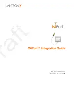 Preview for 1 page of Lantronix WiPort Integration Manual