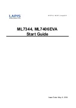LAPIS Semiconductor ML7344 Start Manual preview