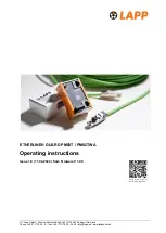 LAPP ETHERLINE GUARD PM03T Operating Instructions Manual предпросмотр