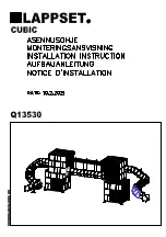 Preview for 1 page of LAPPSET CUBIC Installation Instructions Manual