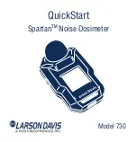 Larson Davis Spartan 730 Quick Start Manual предпросмотр