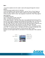 Preview for 3 page of Laser V18 User Manual