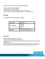Preview for 5 page of Laser V18 User Manual