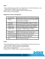 Preview for 11 page of Laser V18 User Manual