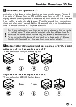 Предварительный просмотр 19 страницы LaserLine PrecisionPlane-Laser 3D Pro Instructions Manual