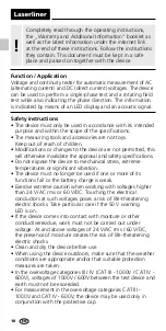 Preview for 10 page of LaserLiner AC-tiveMaster Operating Instructions Manual