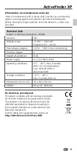 Preview for 13 page of LaserLiner ActiveFinder XP User Manual