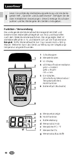 Предварительный просмотр 2 страницы LaserLiner DampCheck Operating Instructions Manual