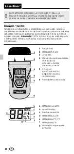 Предварительный просмотр 42 страницы LaserLiner DampCheck Operating Instructions Manual