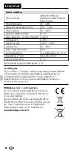 Предварительный просмотр 66 страницы LaserLiner DampCheck Operating Instructions Manual