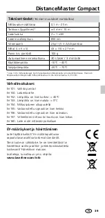 Preview for 39 page of LaserLiner DistanceMaster Compact Manual