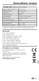 Preview for 75 page of LaserLiner DistanceMaster Compact Manual