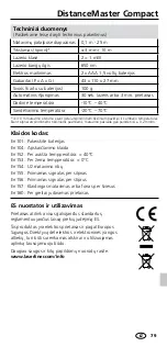 Preview for 79 page of LaserLiner DistanceMaster Compact Manual