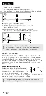 Preview for 10 page of LaserLiner EasyCross-Laser Green Manual