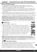 Preview for 5 page of LaserLiner EvolutionCross-Laser 8P PowerBright Operating Instructions Manual