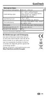 Preview for 5 page of LaserLiner GasCheck Manual