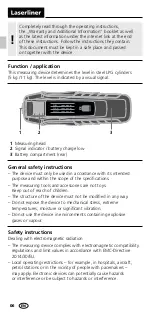 Preview for 6 page of LaserLiner GasCheck Manual