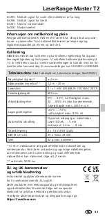 Preview for 51 page of LaserLiner LaserRange-Master T2 Manual