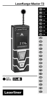 LaserLiner LaserRange-Master T3 Manual preview