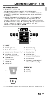 Предварительный просмотр 5 страницы LaserLiner LaserRange-Master T4 Pro Manual