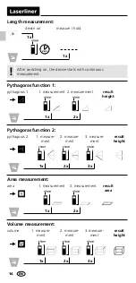 Предварительный просмотр 14 страницы LaserLiner LaserRange-Master T4 Pro Manual