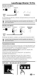 Предварительный просмотр 43 страницы LaserLiner LaserRange-Master T4 Pro Manual