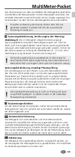 Preview for 9 page of LaserLiner MultiMeter-Pocket Operating Instructions Manual