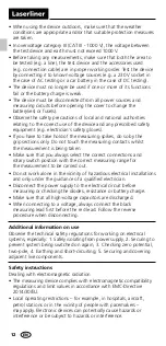 Preview for 12 page of LaserLiner MultiMeter-Pocket Operating Instructions Manual