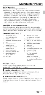 Preview for 13 page of LaserLiner MultiMeter-Pocket Operating Instructions Manual