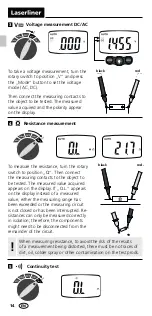 Preview for 14 page of LaserLiner MultiMeter-Pocket Operating Instructions Manual