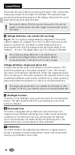 Preview for 16 page of LaserLiner MultiMeter-Pocket Operating Instructions Manual