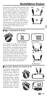 Предварительный просмотр 43 страницы LaserLiner MultiMeter-Pocket Operating Instructions Manual