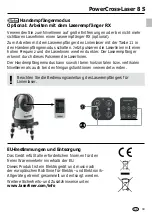 Предварительный просмотр 9 страницы LaserLiner PowerCross-Laser 8 S Quick Start Manual