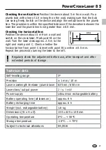 Предварительный просмотр 21 страницы LaserLiner PowerCross-Laser 8 S Quick Start Manual