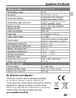 Preview for 21 page of LaserLiner Quadrum OneTouch Operating Instructions Manual