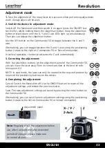 Предварительный просмотр 17 страницы LaserLiner Revolution Operating Instructions Manual