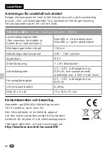 Preview for 56 page of LaserLiner SensoLite 410 Quick Start Manual