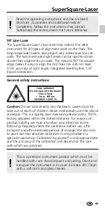 Preview for 5 page of LaserLiner SuperSquare-Laser Quick Start Manual