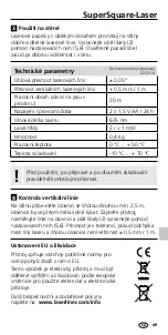 Preview for 49 page of LaserLiner SuperSquare-Laser Quick Start Manual